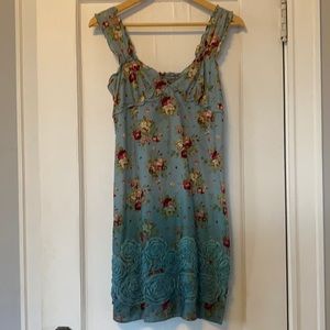 Ombré floral sundress